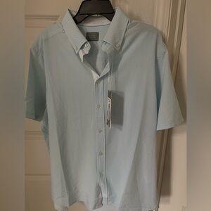 Men's Light Blue Casual Button Down Shirt